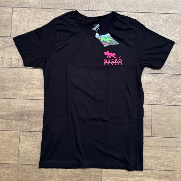 Gecko Hawaii “Burger and Flies” T-Shirt - Picture 2 of 8
